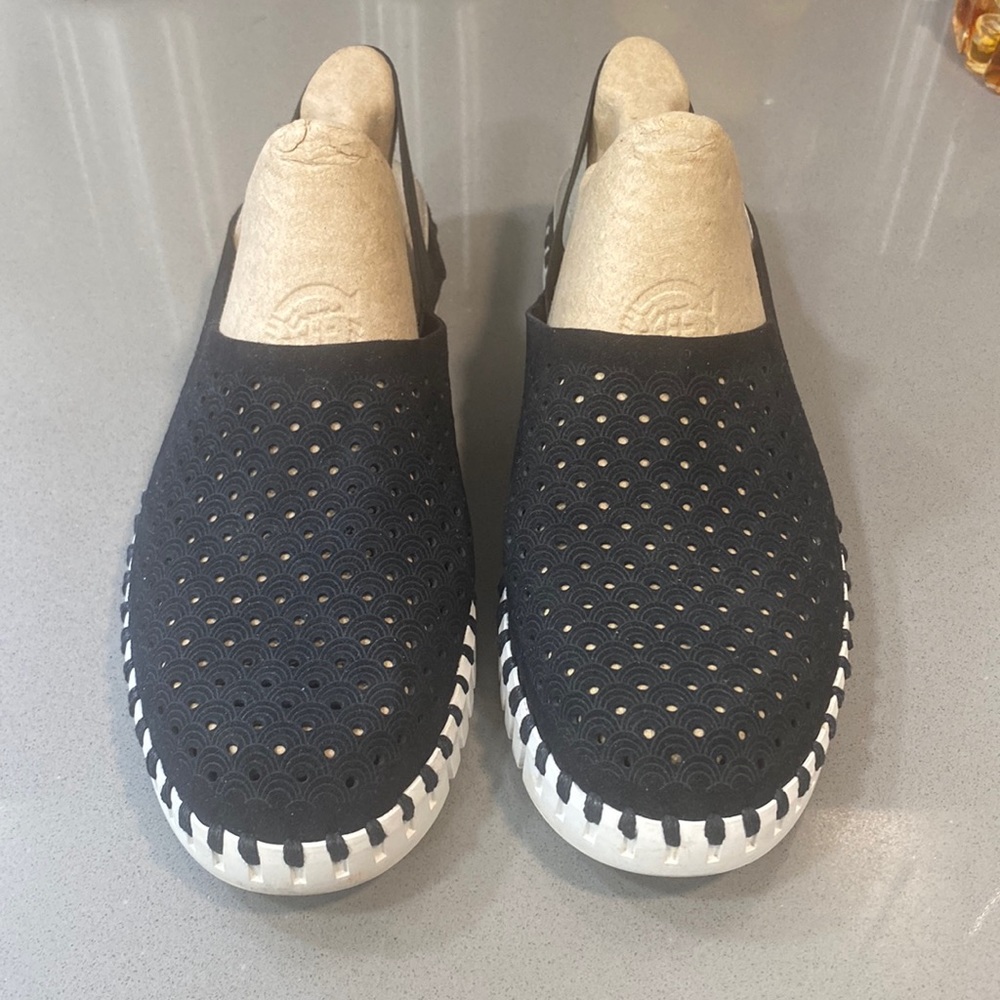 ILSE JACOBSEN Tulip Perforated Slingback Sneaker